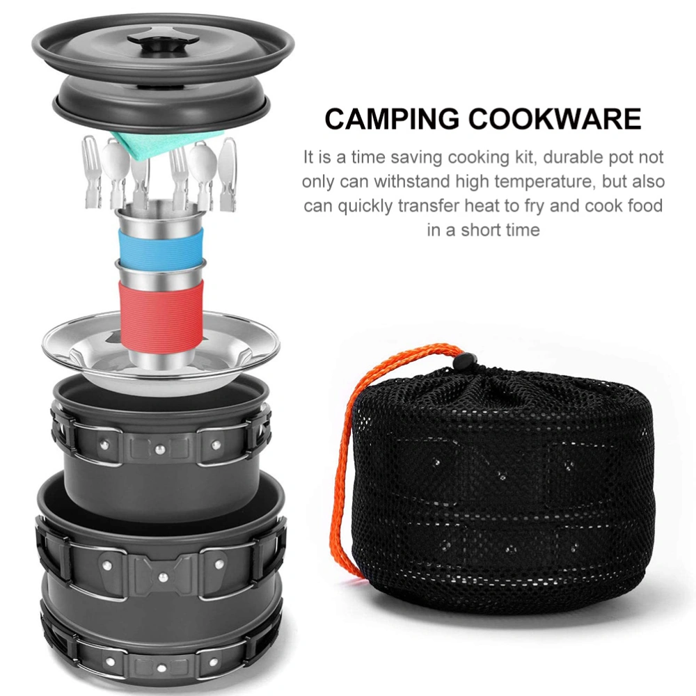 1 Set Outdoor Family Hiking Camping Picnic Cook Set Backpacking Accessories