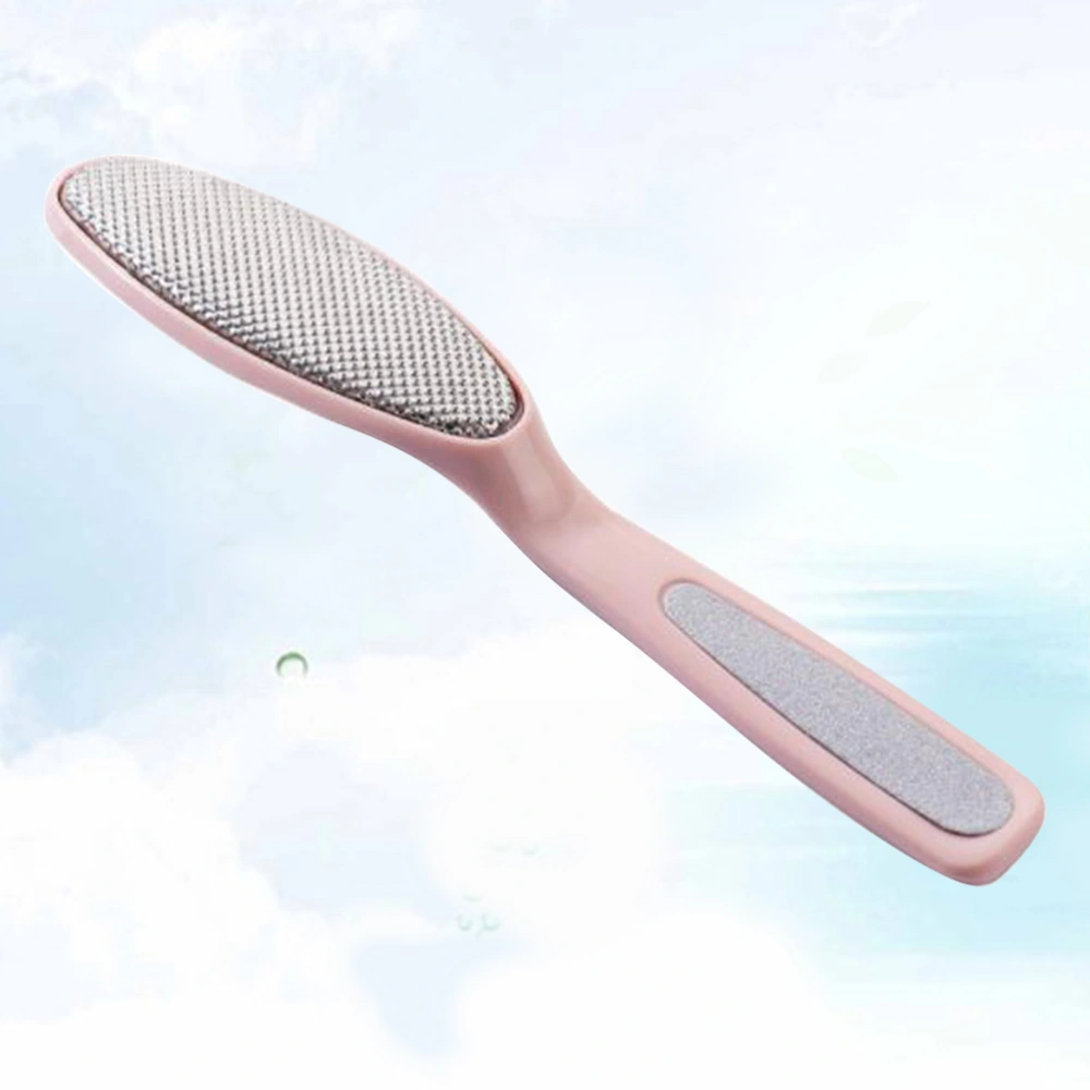 1pc Stainless Steel Foot Rub Exfoliating Brushes Multifunctional Dead Skin Callus Remover for Man Woman Random Color