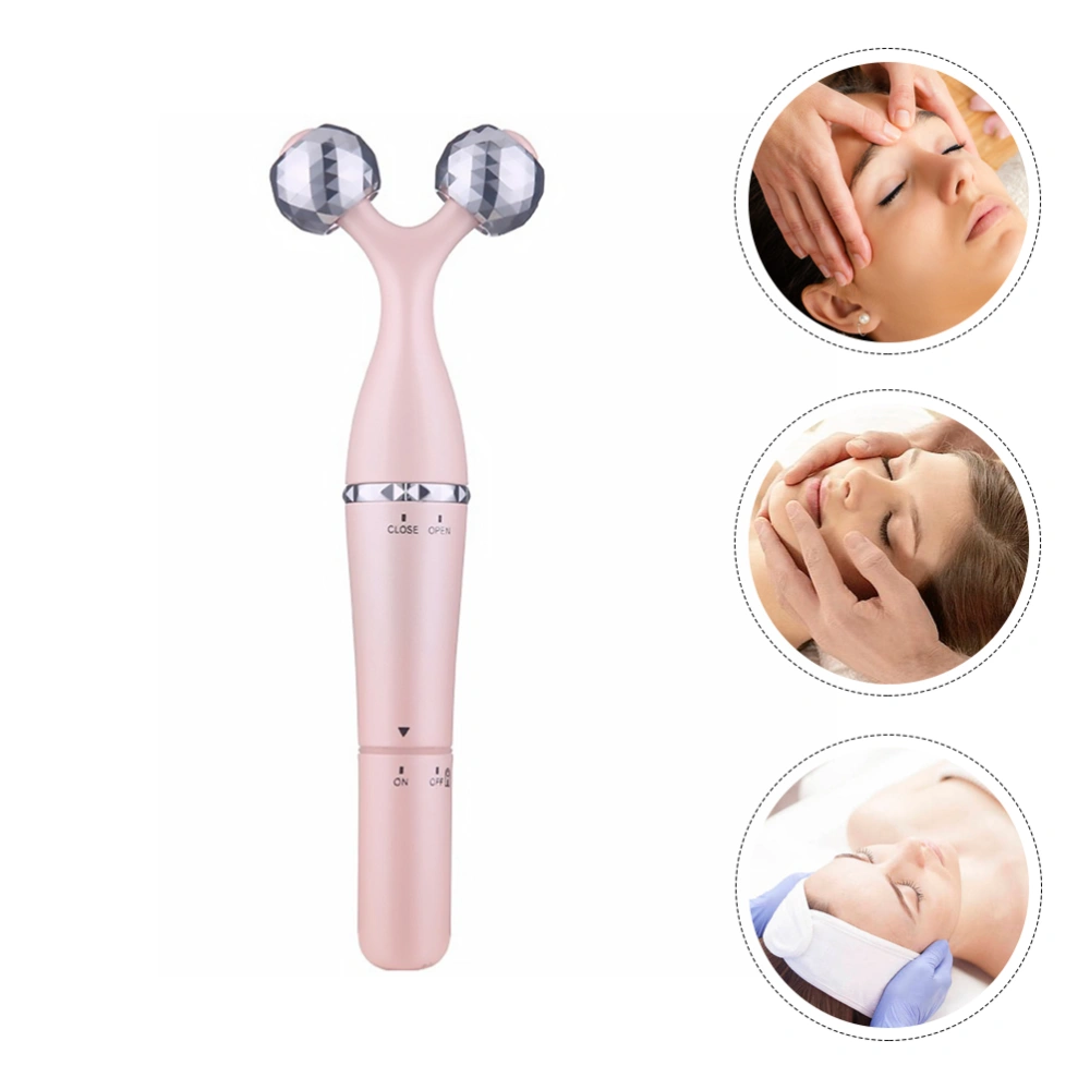 1Pc Face Massage Roller Portable Electric 3D Roller 3-in-1 Facial Massage Tool