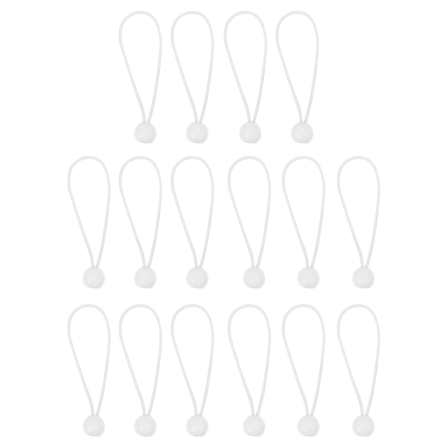 20Pcs Outdoor Binding Balls Cords Elastic Balls Ropes Tent Fixing Balls Ropes