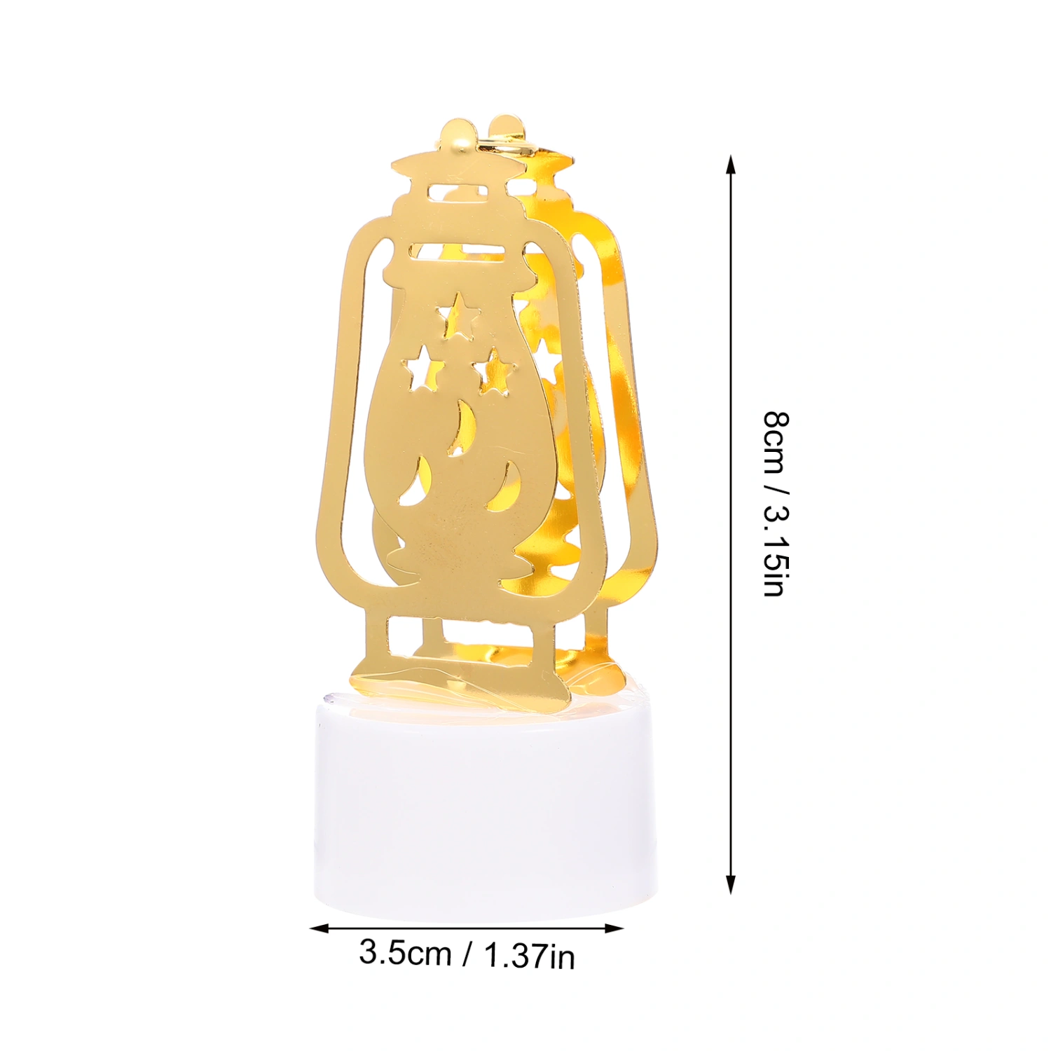 Eid Festival LED Candle Lamp Decorative Ramadan Festival Lamp Muslin Gift