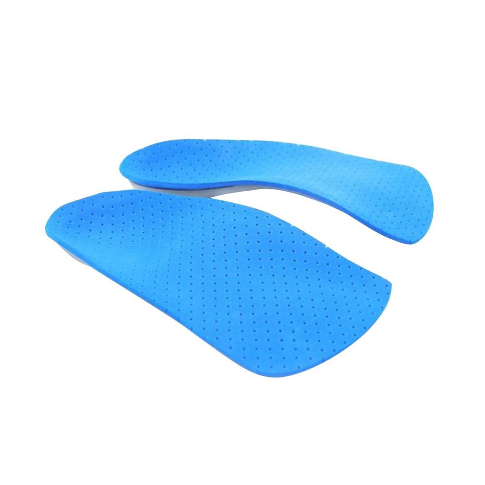 1 Pair Non-slip Arch Supports EVA Flatfoot Corrector Sports Half Insoles Foot Care Supplies for Women Men Size M