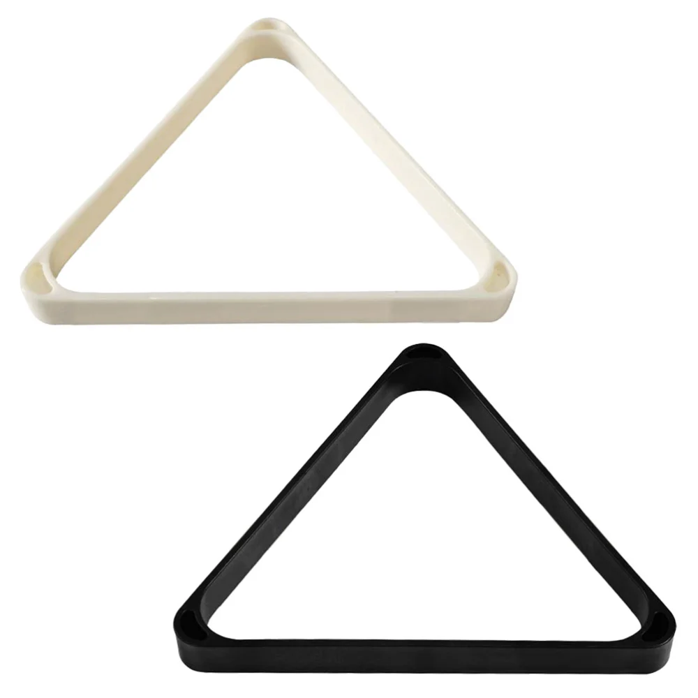 2pcs  Billiard Balls Triangle Frames Billiard Balls Racks Billiard Supplies