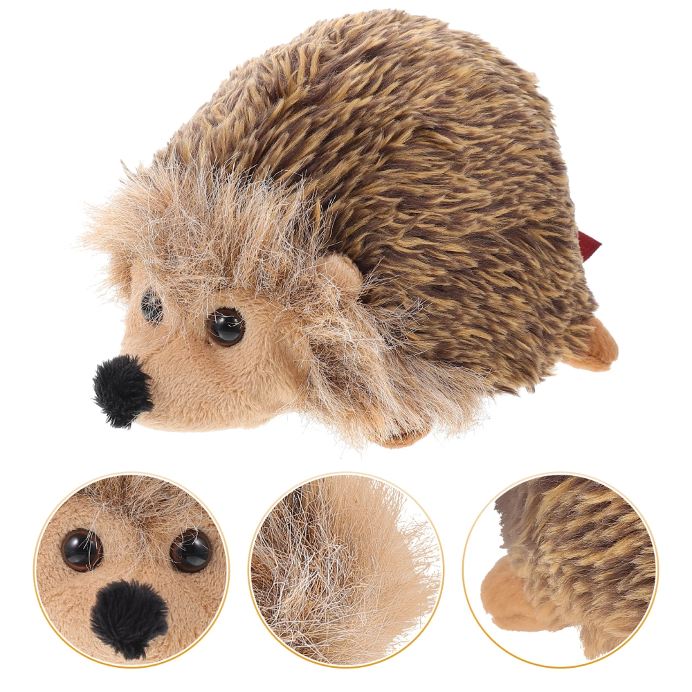 Stuffed Hedgehog Cartoon Hedgehog Doll Adorable Stuffed Hedgehog Toy Simulation Animal Toy