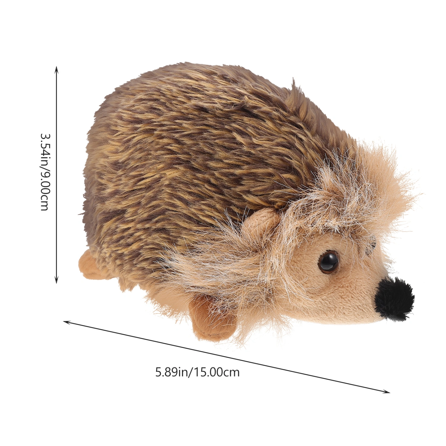 Stuffed Hedgehog Cartoon Hedgehog Doll Adorable Stuffed Hedgehog Toy Simulation Animal Toy