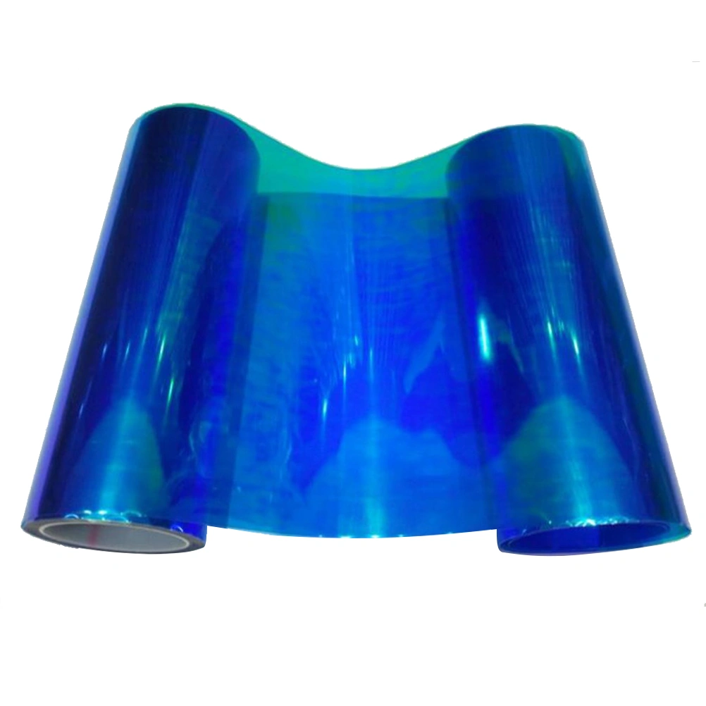 30 x 210cm Auto Car Shiny Sticker Fog Light HeadLight Taillight Tint Vinyl Film Sheet Car Decoration Decals (Dark Blue)
