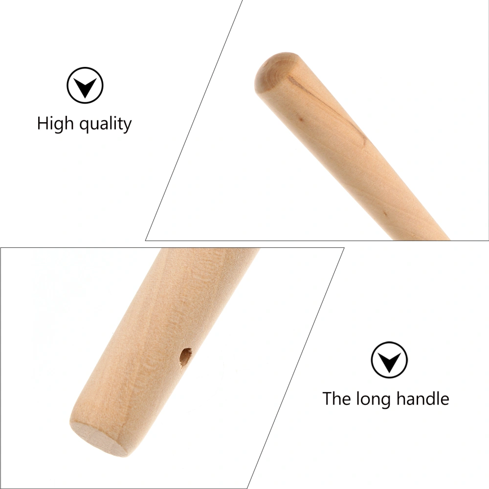 3pcs Wooden Muddler Baby Food Wood Pestle Grinding Rod Medicine Muddler Bar Tool