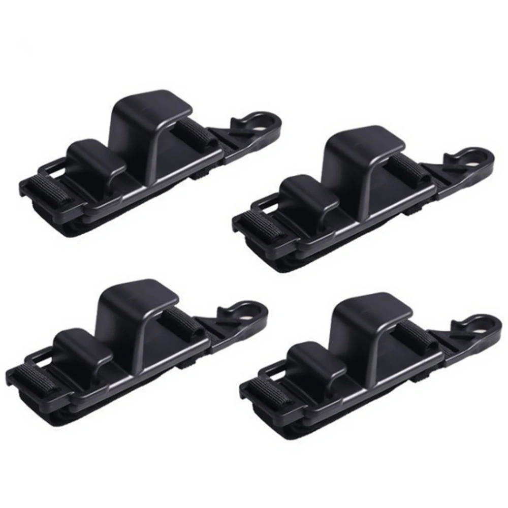 4pcs Car Hooks Back Seat Headrest Storage Hanger Auto Hooks Storage Holder