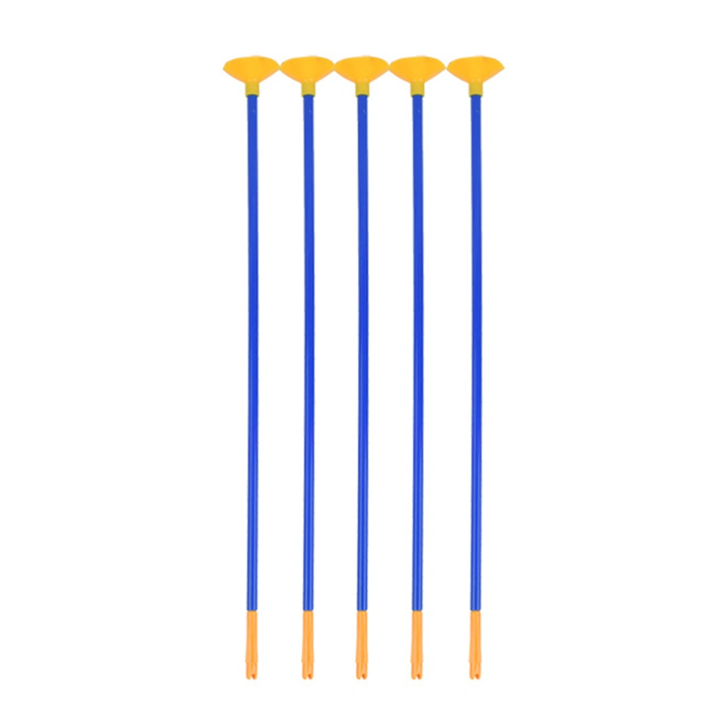 8pcs Plastic Arrow with Sucker Bow and Arrow Accessories Arrow Plaything Sports Toys Sports Supplies for Boys Girls (52cm Arrow Tail)