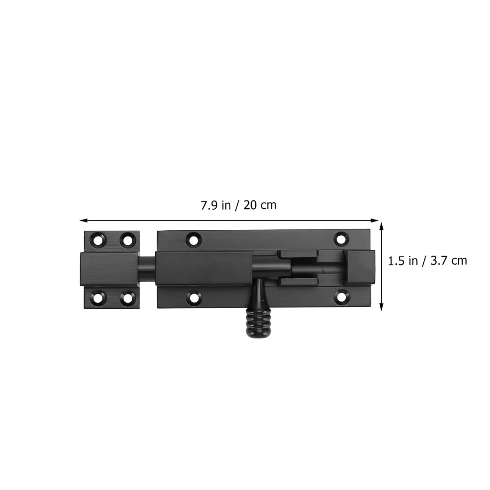 Aluminum Alloy Door Latch Bolt Sliding Barrel Bolt Anti-theft Door Latch Bolt