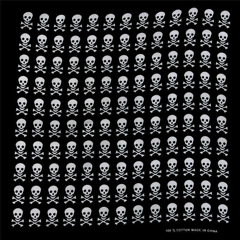 3pcs Skull Bandana Multipurpose Bandana Headband  Outdoors Bandana Scarf for Women Men