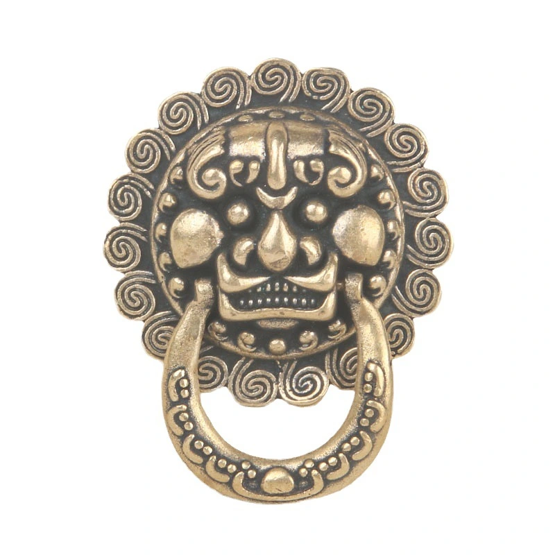 Lion Head Luggage Metal Buckle Chinese Style Vintage DIY Suitcase Button