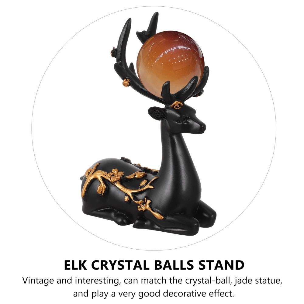 1pc Elk Shape Crystal Balls Base Elk Crystal Balls Base Elk Crystal Balls Stand