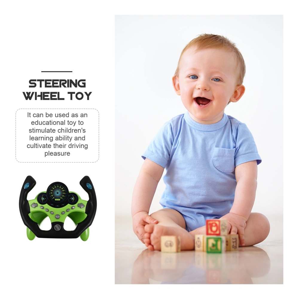 1 Set of Simulation Steering Wheel Toy Creative Children Educational Plaything