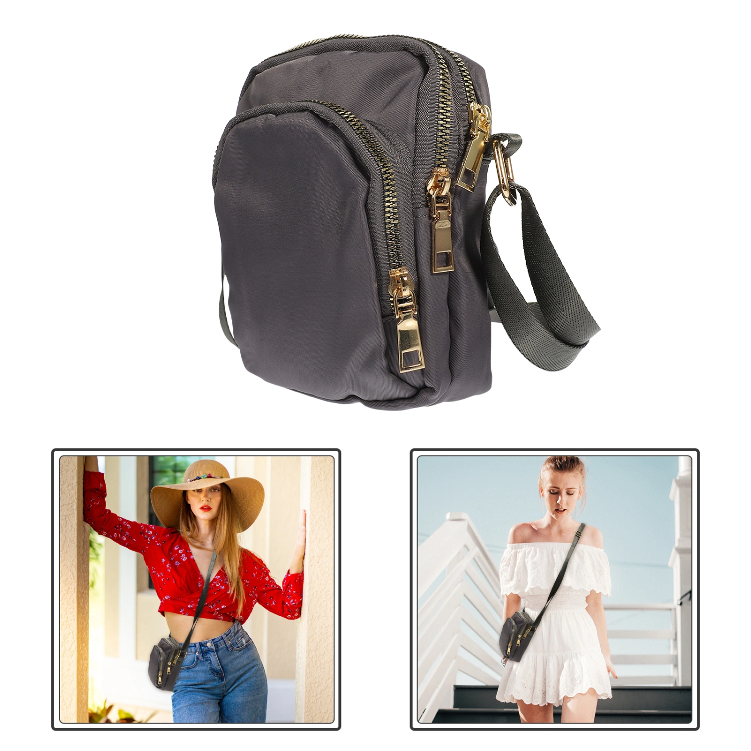 Ladies Casual Shoulder Bag Portable Waterproof Mini Crossbody Bag Small Shoulder Bag