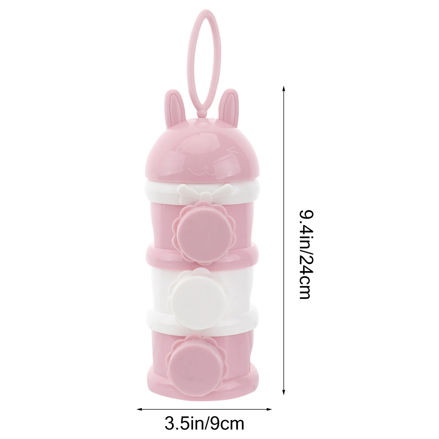 3 layer Milk Powder Case Portable Baby Food Storage Box Simple Milk Powder Boxes
