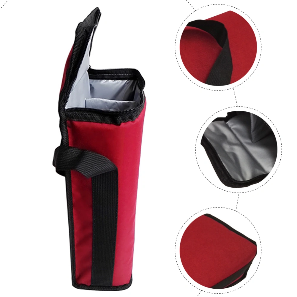 Wine Insulated Bag Compartment Bottle Bag Wine Gift Bag Wine Bottle Bag Portable Wine Pouch