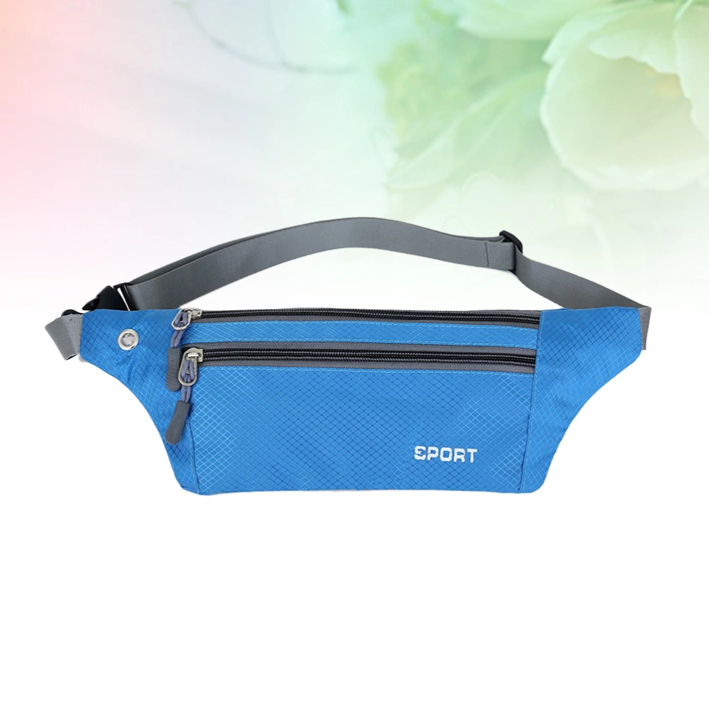 Outdoor Sports Waist Bag Fanny Pack Bag for Jogging Walking Hiking Climbing Camping (Sky-blue)