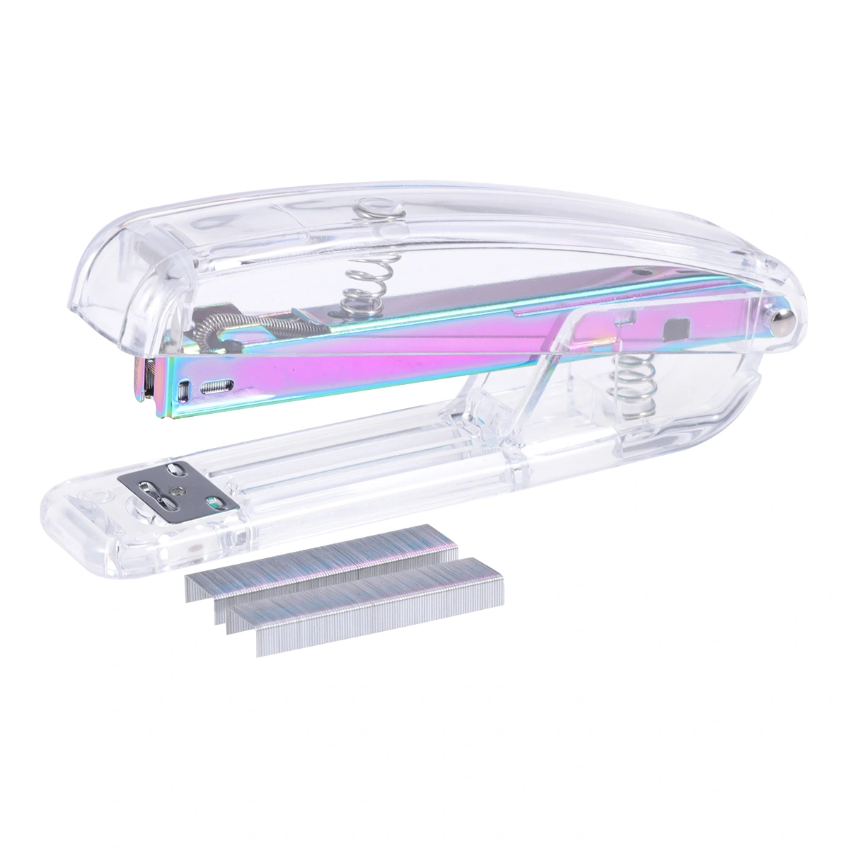 Desktop Stapler Classic Modern Design Stapler Stapling Machine for Office School Home (1 Stapler + 1 Box Stapling Nail)