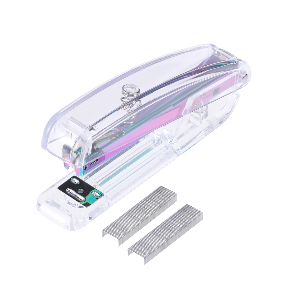 Desktop Stapler Classic Modern Design Stapler Stapling Machine for Office School Home (1 Stapler + 1 Box Stapling Nail)