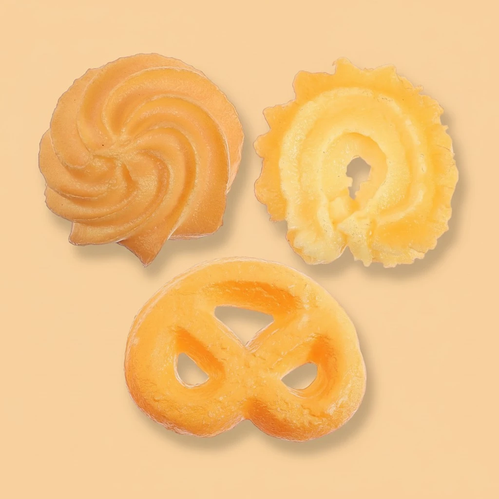 3pcs Simulated Cookie Adornment Unique Fake Cookies Ornaments Chic Photo Props