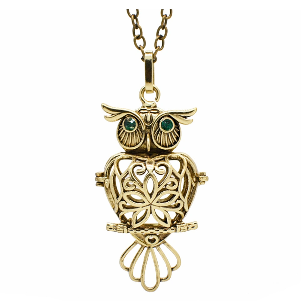 Owl Necklace for Women Diffuser Necklace Essential Oil Necklace Jewelry