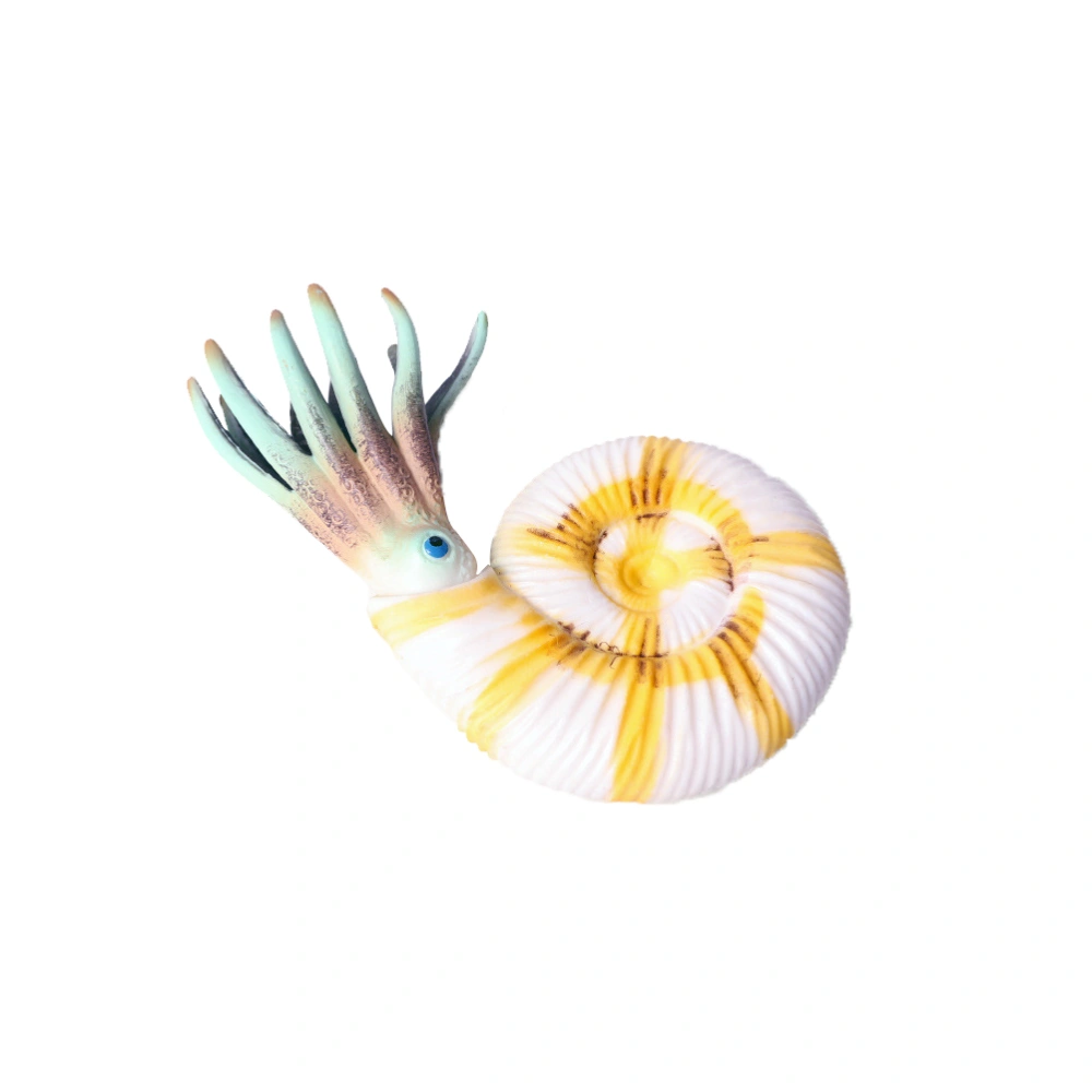 Delicate Marine Animal Model Simulation Toy Nautilus Hand Model for Children Size S Nautilus