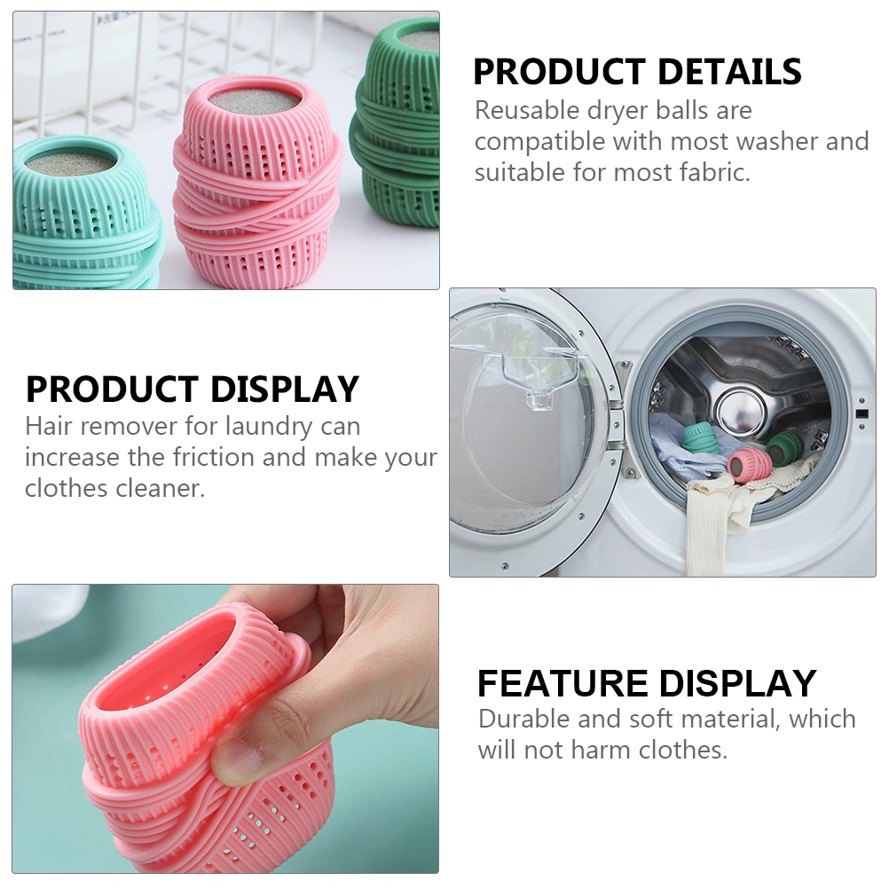3pcs Random Laundry Ball Set Washing Machine Soap Ball Washing Ball Dryer Ball