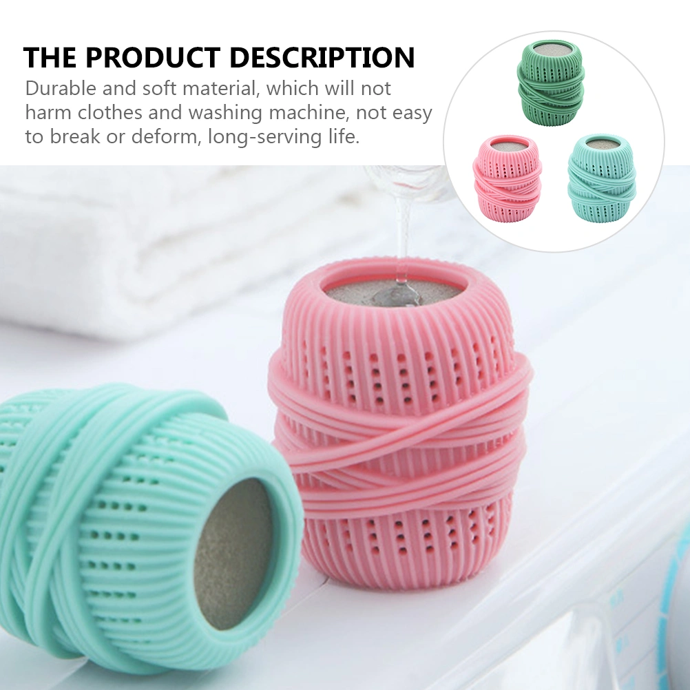 3pcs Random Laundry Ball Set Washing Machine Soap Ball Washing Ball Dryer Ball