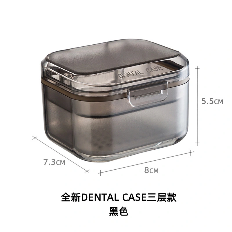 Tooth Brace Box Orthodontic Denture Case Plastic Denture Container Plastic Denture Box