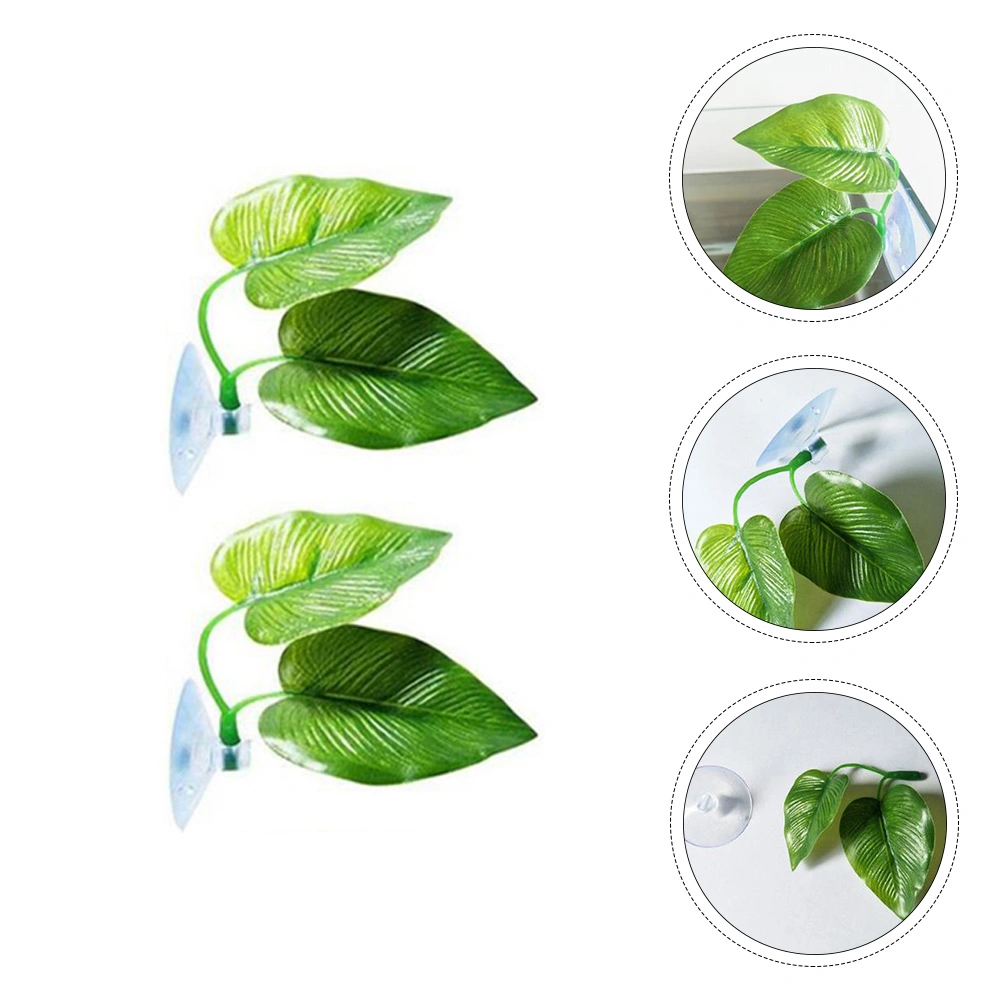1 Set Suction Cup Fish Feeding Circle Aquarium Leave Catch and Release Net
