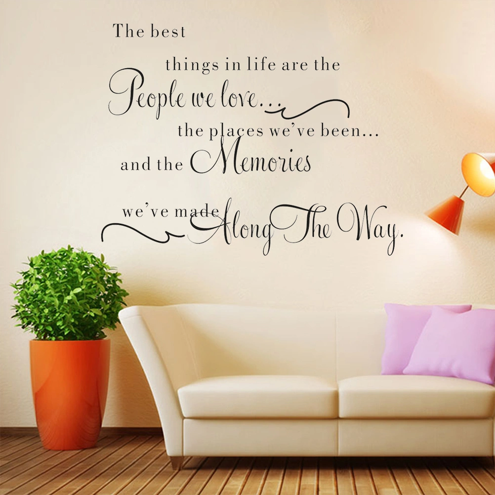 The Best Things In Life Are The People We Love Wall Stickers Warming Family Wall Decor For Living Room Bedroom Home Decor