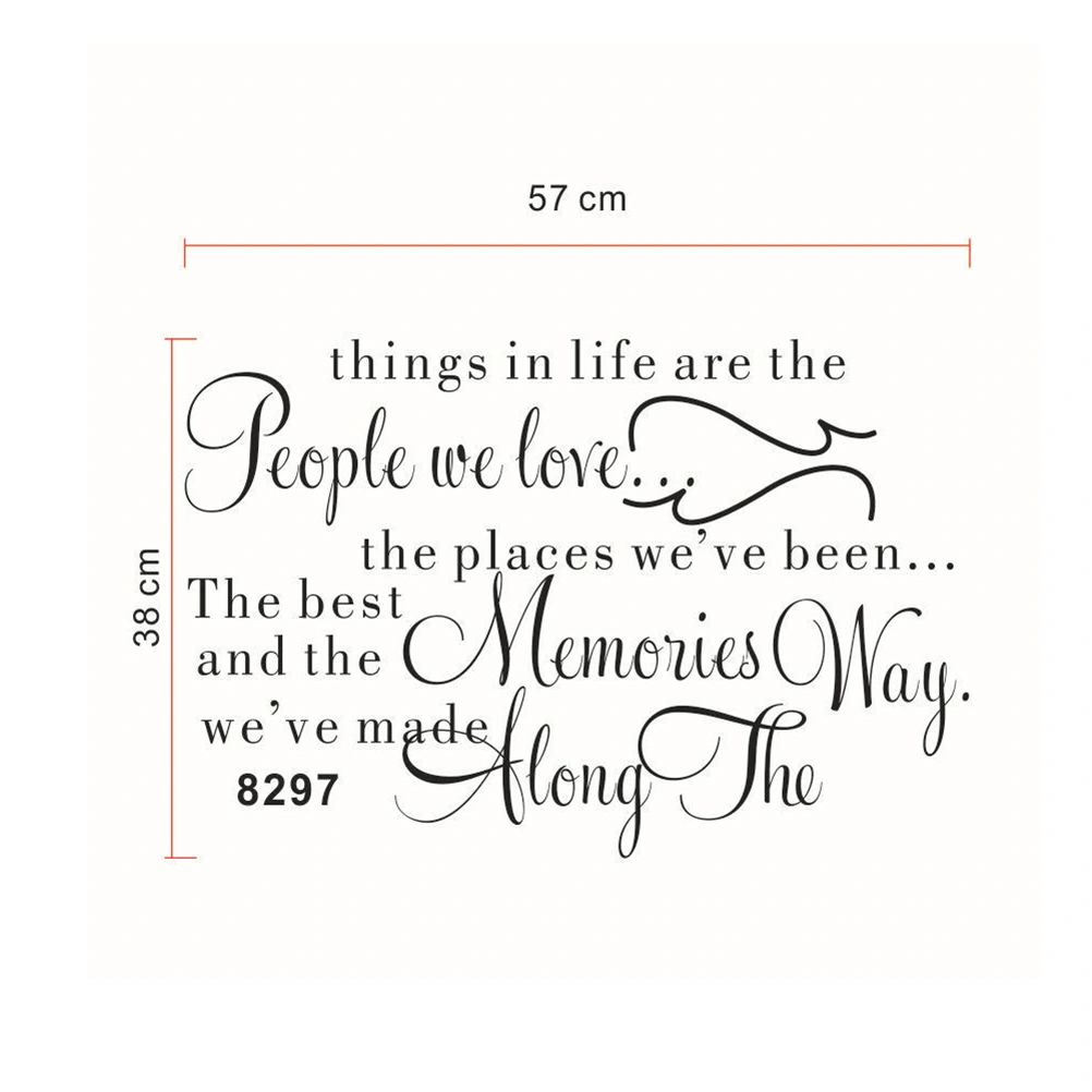 The Best Things In Life Are The People We Love Wall Stickers Warming Family Wall Decor For Living Room Bedroom Home Decor
