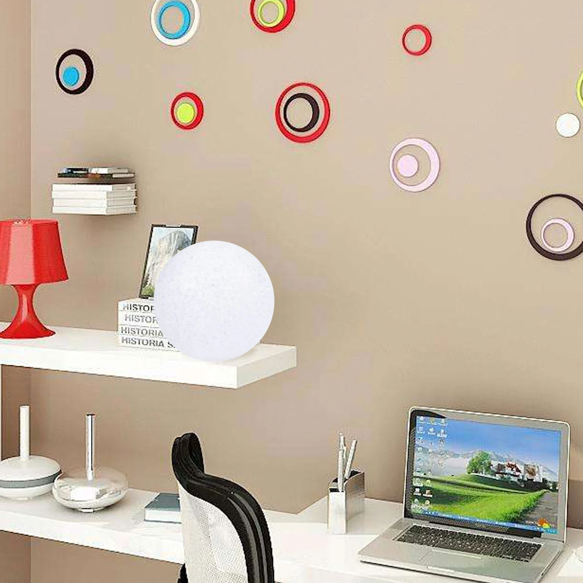 Mini LED Crystal Ball Color Changing Table Light Home Party Decoration