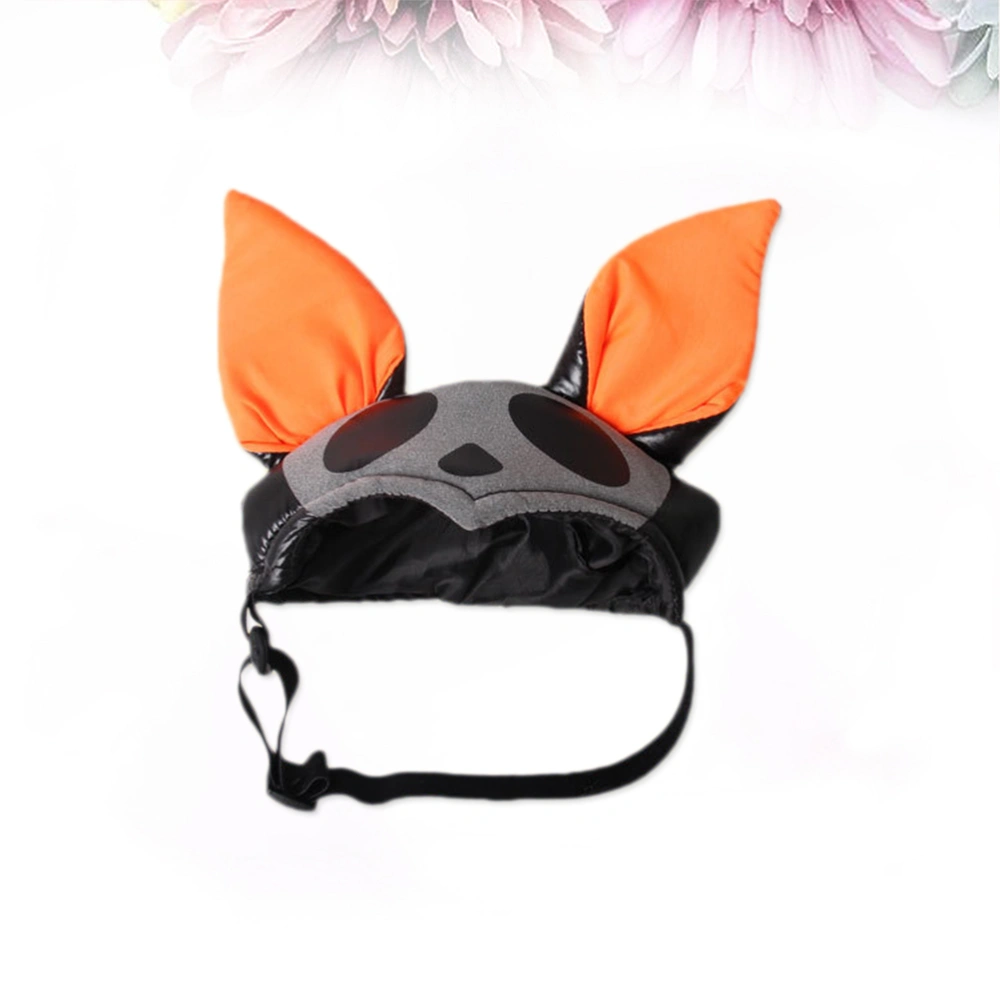 Fancy Pet Bat Animal Halloween Headdress Adjustable Big Ears Bat Cat (M)