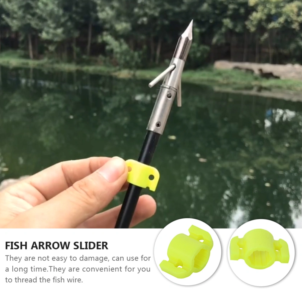 10pcs Fish Arrow Sliding Block Durable Useful Fish Arrow Part Sliding Block