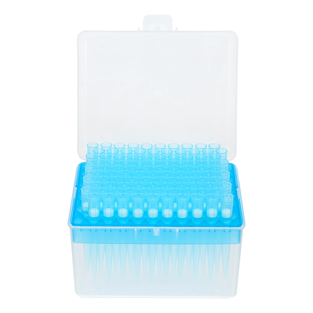 100Pcs Disposable Filter Pipette Tips Plastic Lengthened Pipette Tips (1ML)