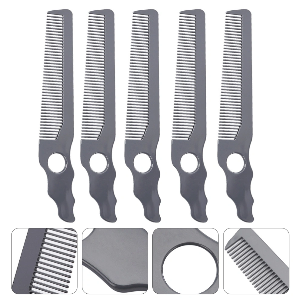 5Pcs Hairdressing Combs Anti-static Combs Fashionable Hair Salon Supplies