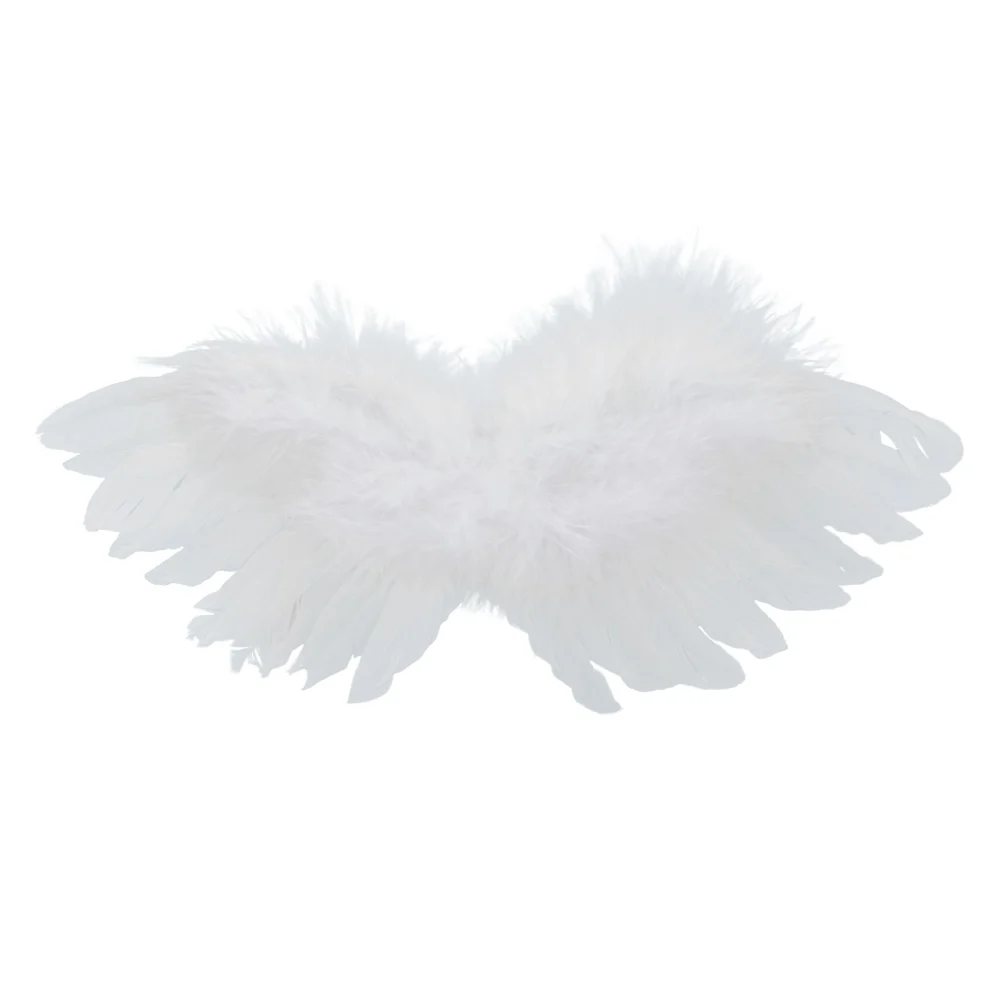 1pc DIY Party Costume Doll Accessories Angel Wing Decor Ornament (Black)