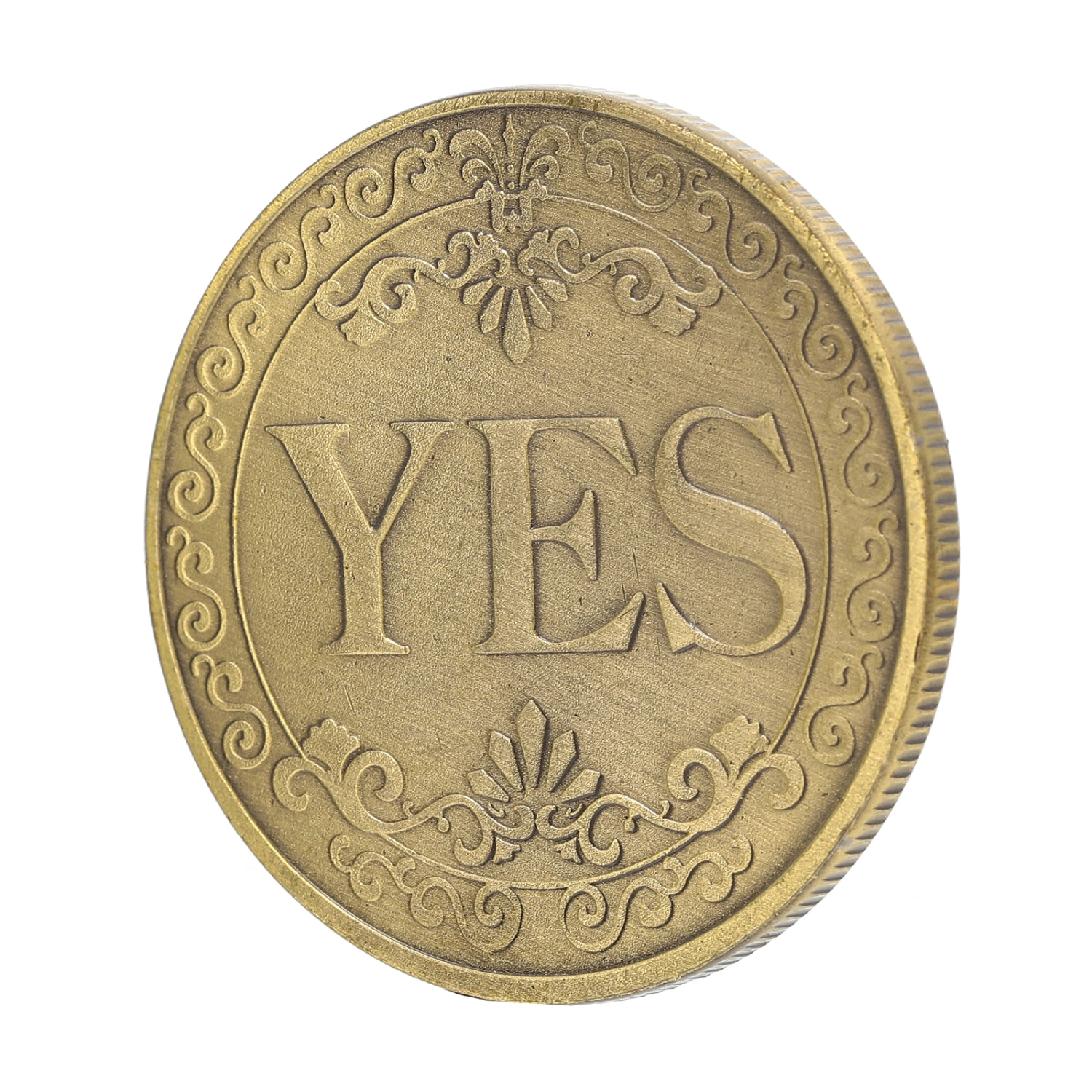 Stereoscopic Relief Coin Souvenir Coin Yes or No Decision Coin Retro Commemorative Coin