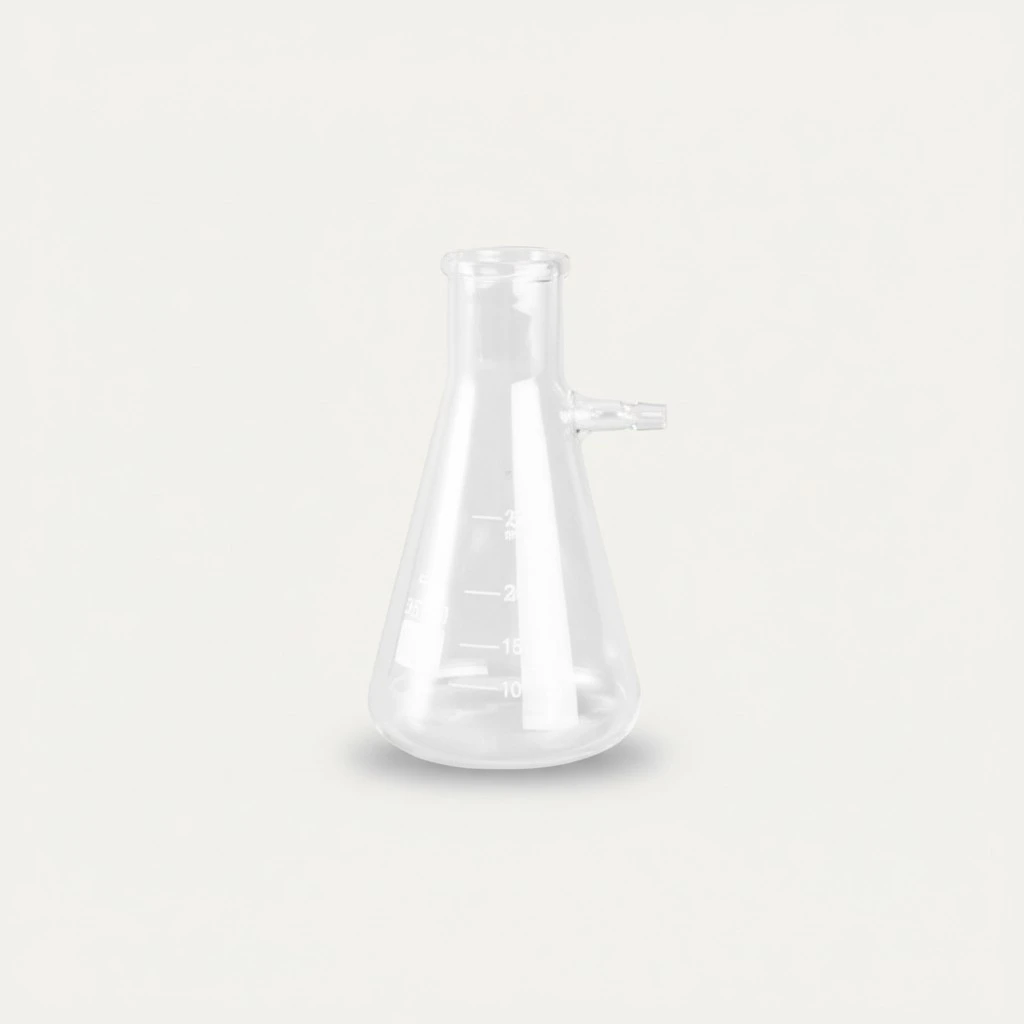 1pc Professional Glass Filtering Flask with Upper Tubulation Experiment Supplies