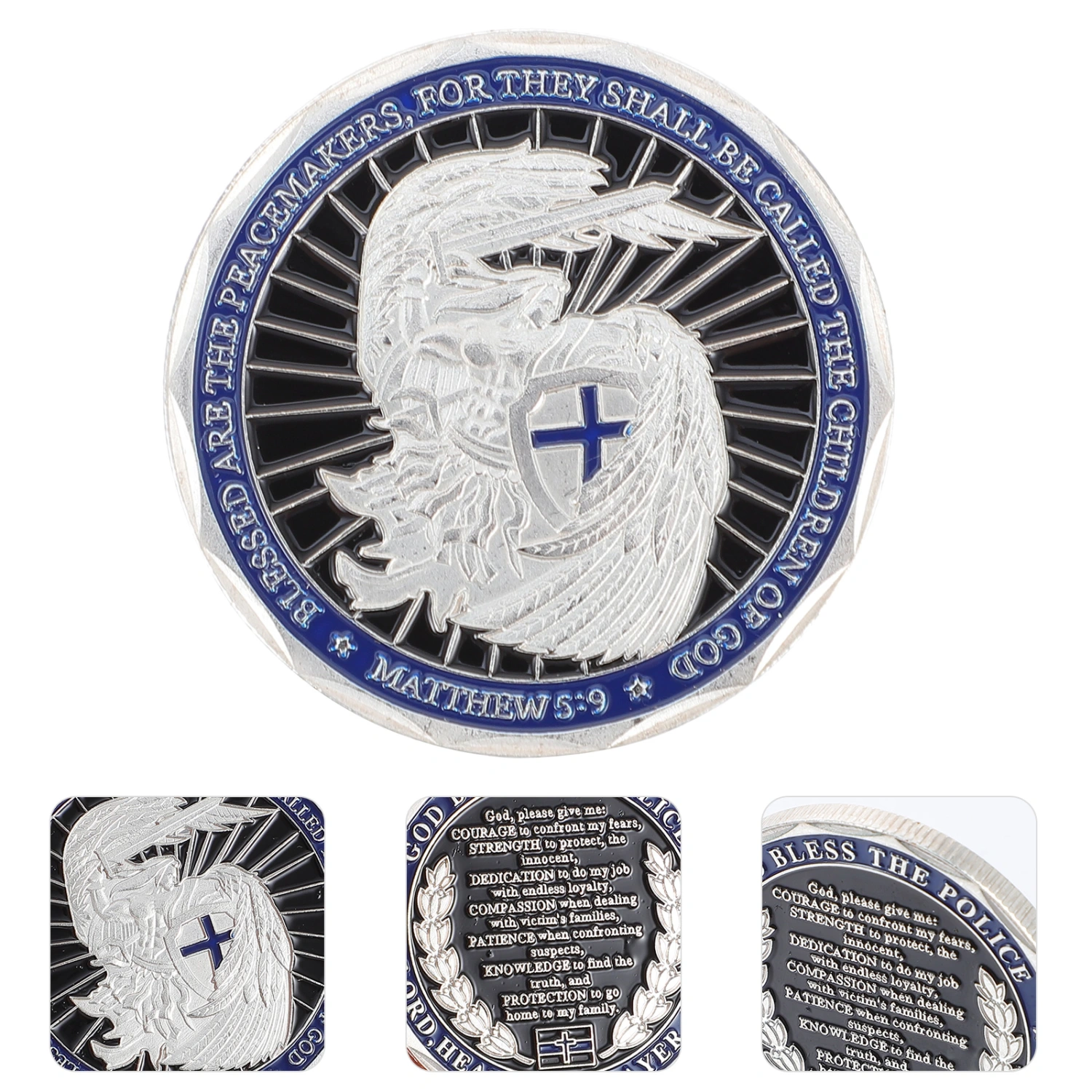 Religious Commemorative Coin Relief Printing Collect Coin Metal Collection Coin