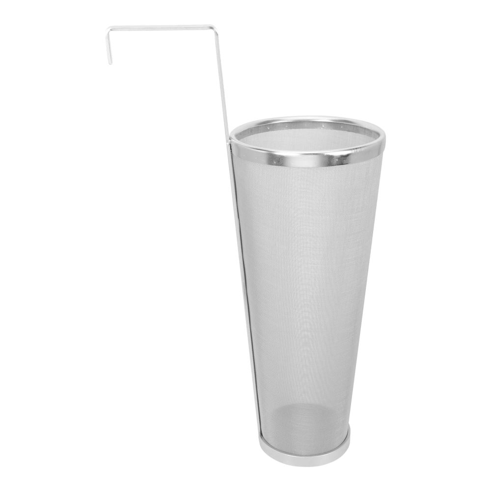 Stainless Steel Hopper Brewing Filter Cartridge Beer Wine Barrel Mesh Strainer (Silver)