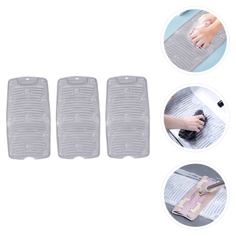 3Pcs Multi-function Washboards Non-Slip Washing Board Clothes Washing Tool