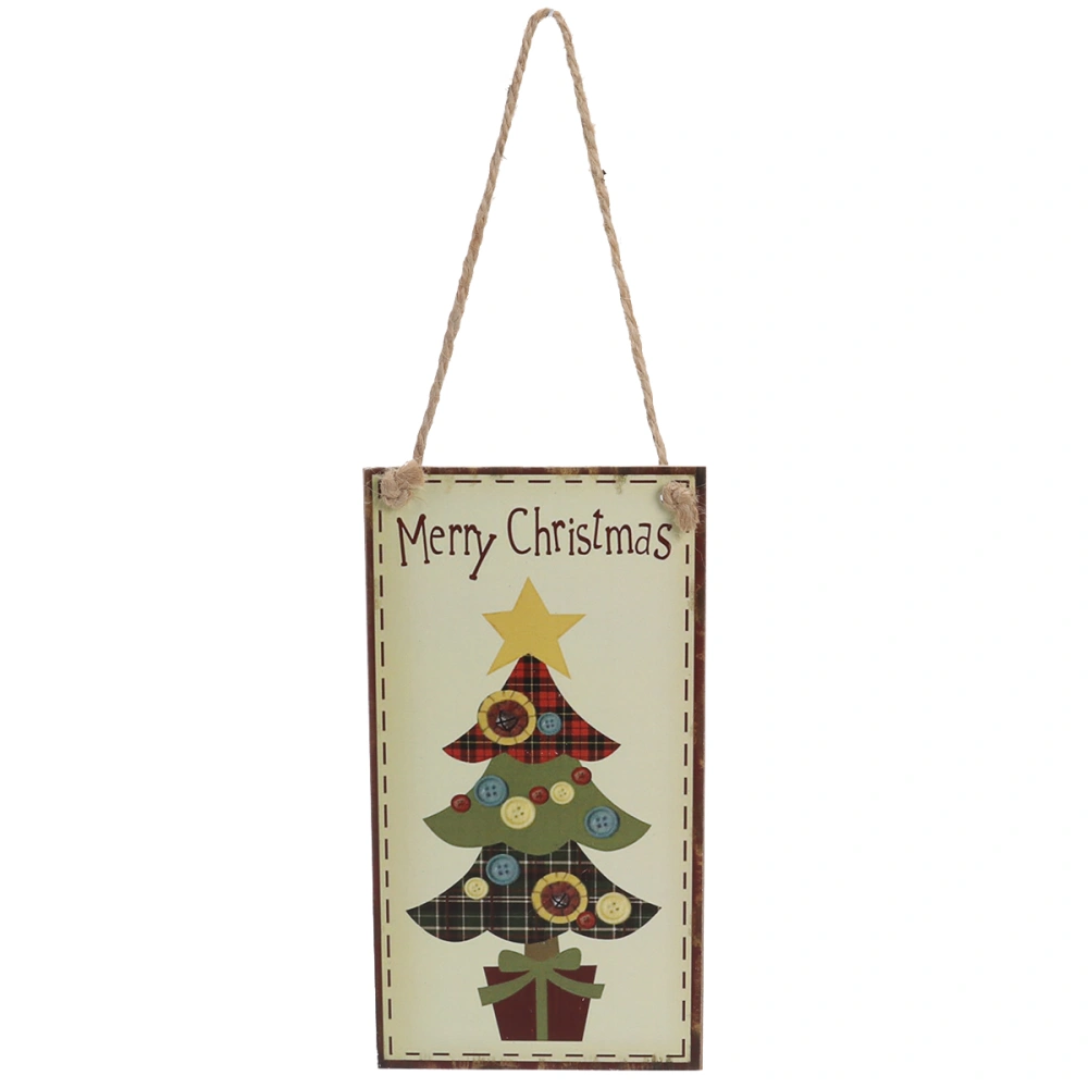 Merry Christmas Party Hanging Wall Sign Decoration