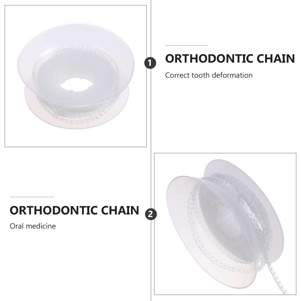 Dental Care Orthodontic Chain Ligature Tie Rubber Band Elastomeric Brace