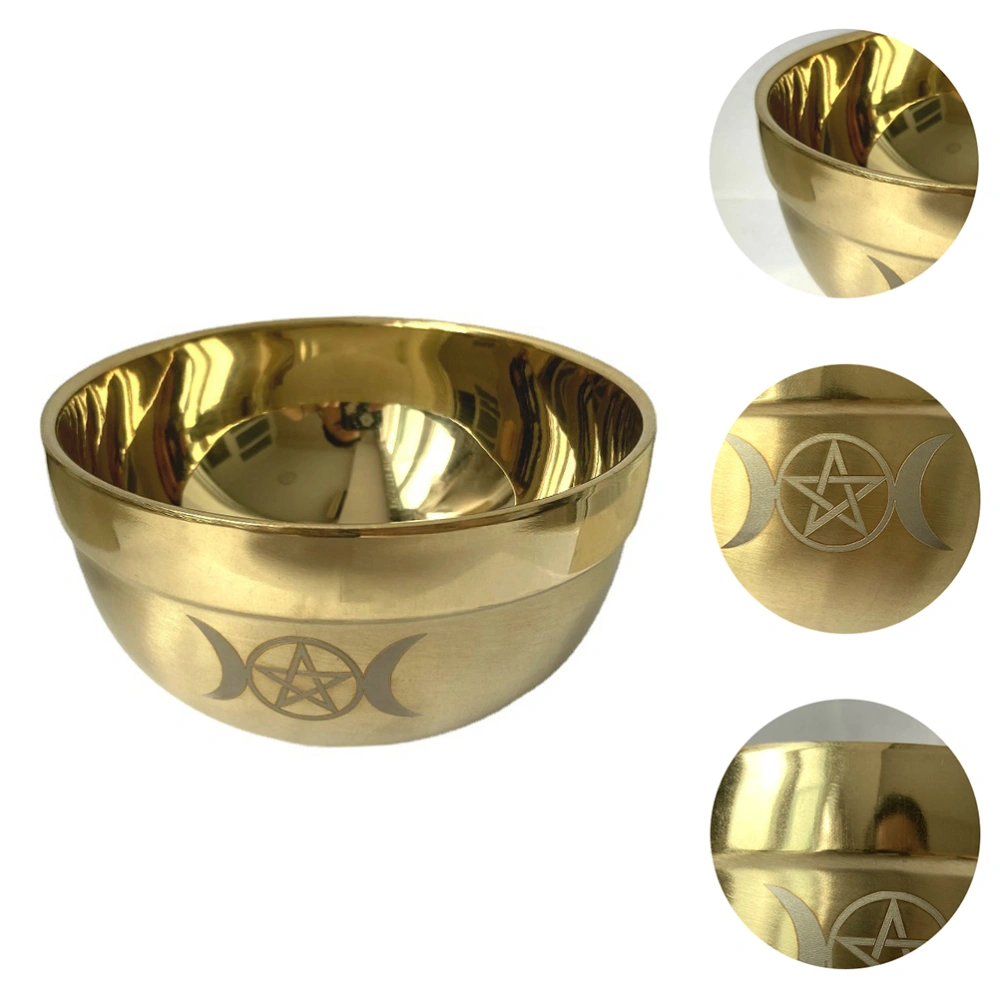 1pc Creative Pentagram Bowl Worship God Sacrificial Bowl Sacrifice Supplies