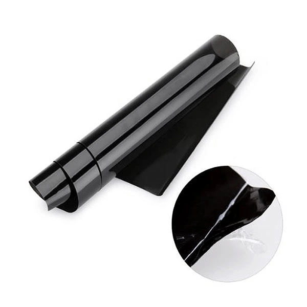 30*180cm Waterproof Car Auto Fog Light Headlight Tint Film Lights Color-Changing Decal Sticker (Black)