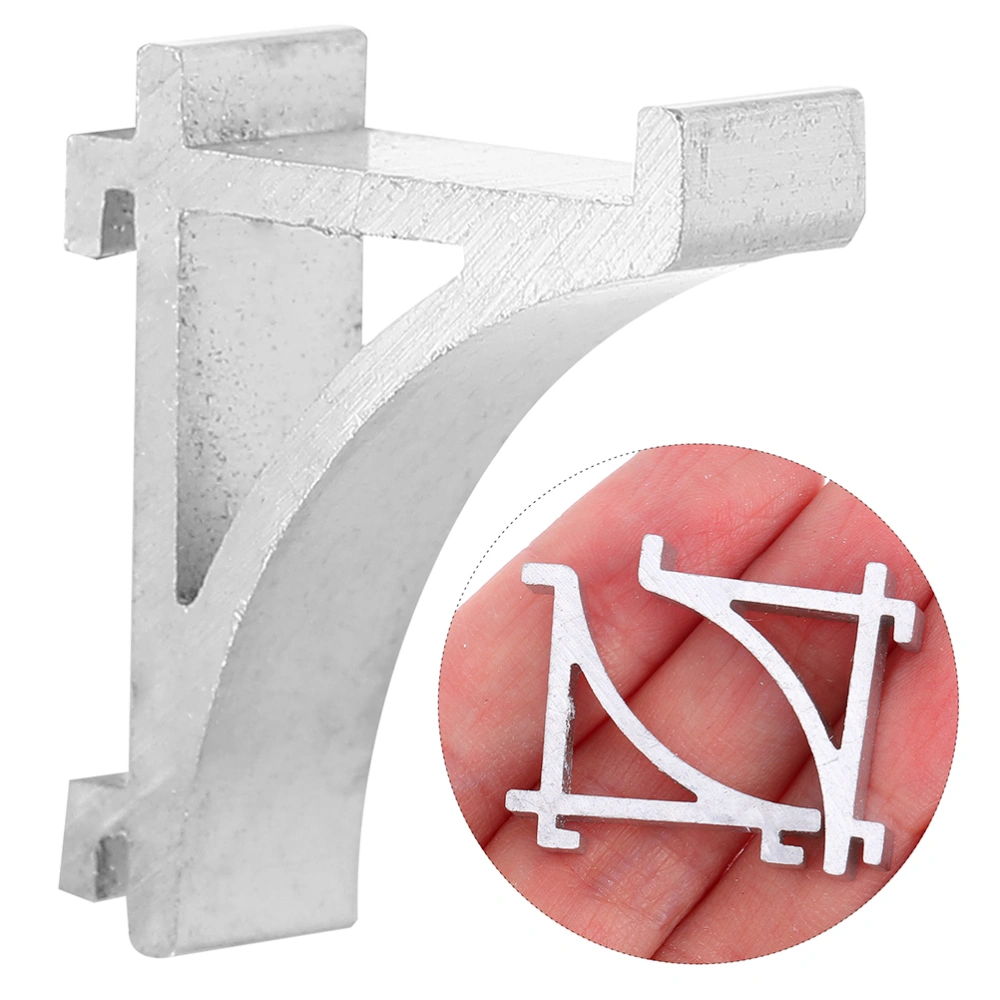 8pcs Aluminum Refrigerator Shelf Clips Refrigerator Support Clamp Shelf Support