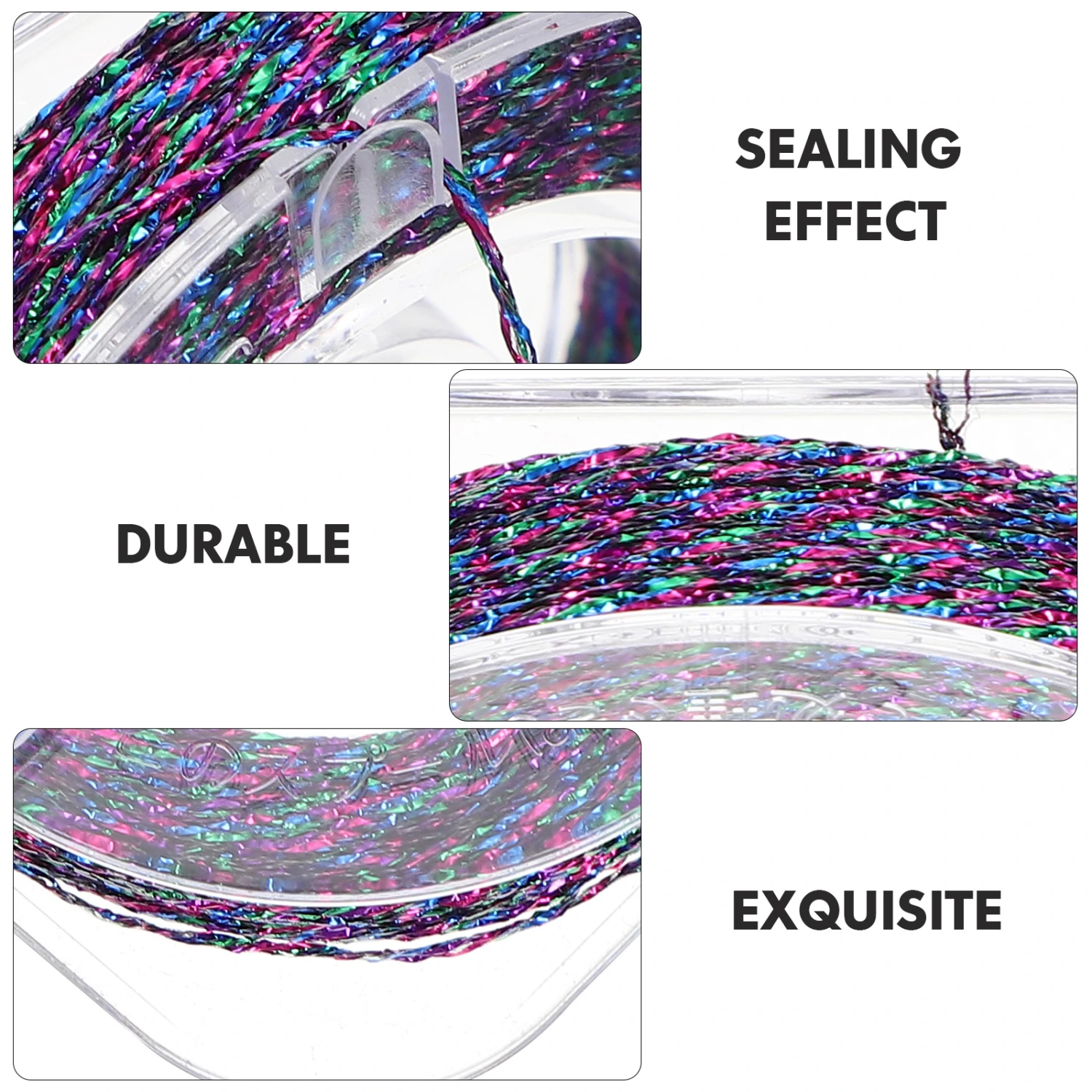 1 Roll of Rod Guide Whipping Wrapping Thread DIY Fishing Rod Rings Guides Fixing Line